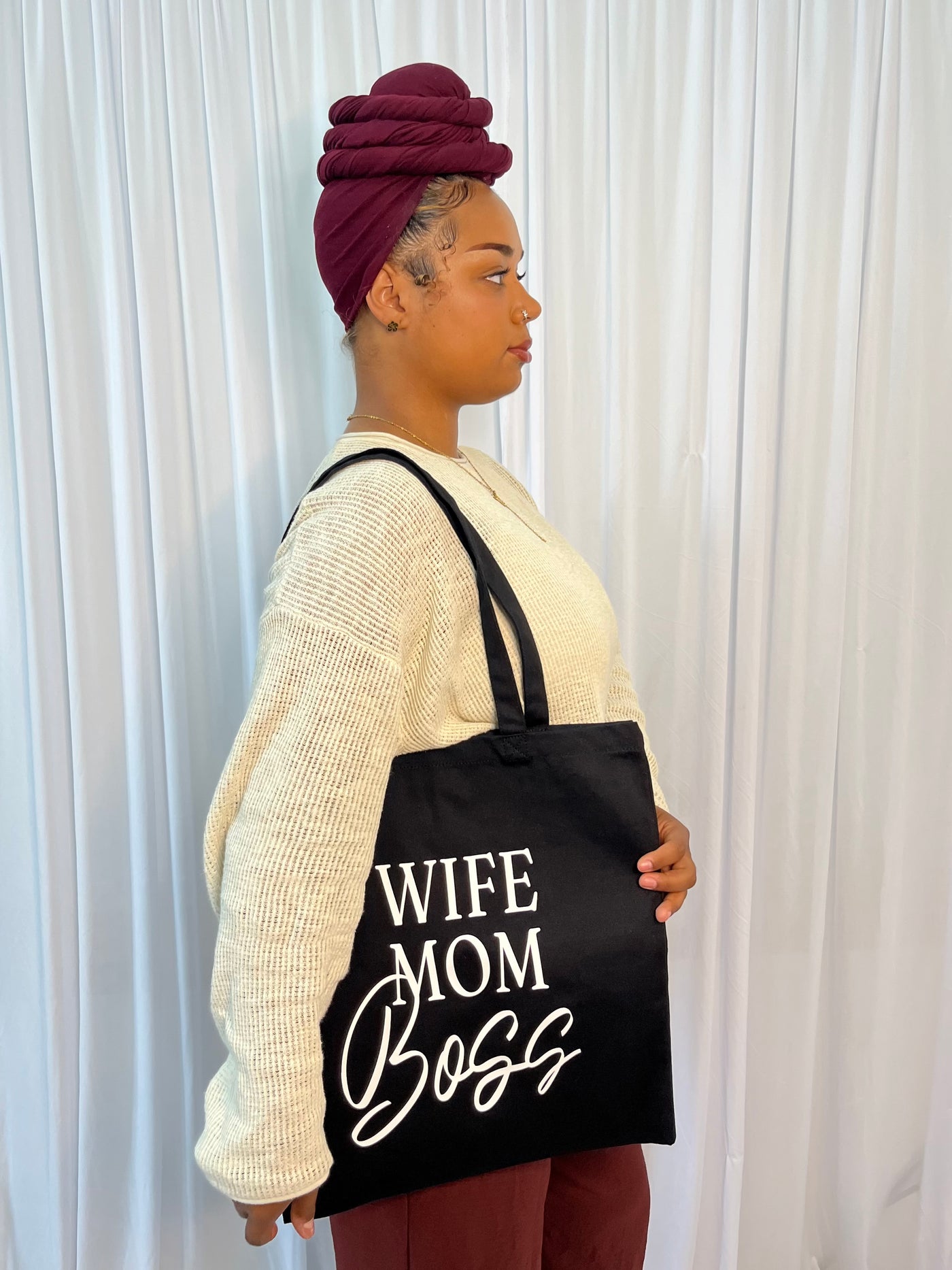TOTE BAG - WIFE MOM BOSS