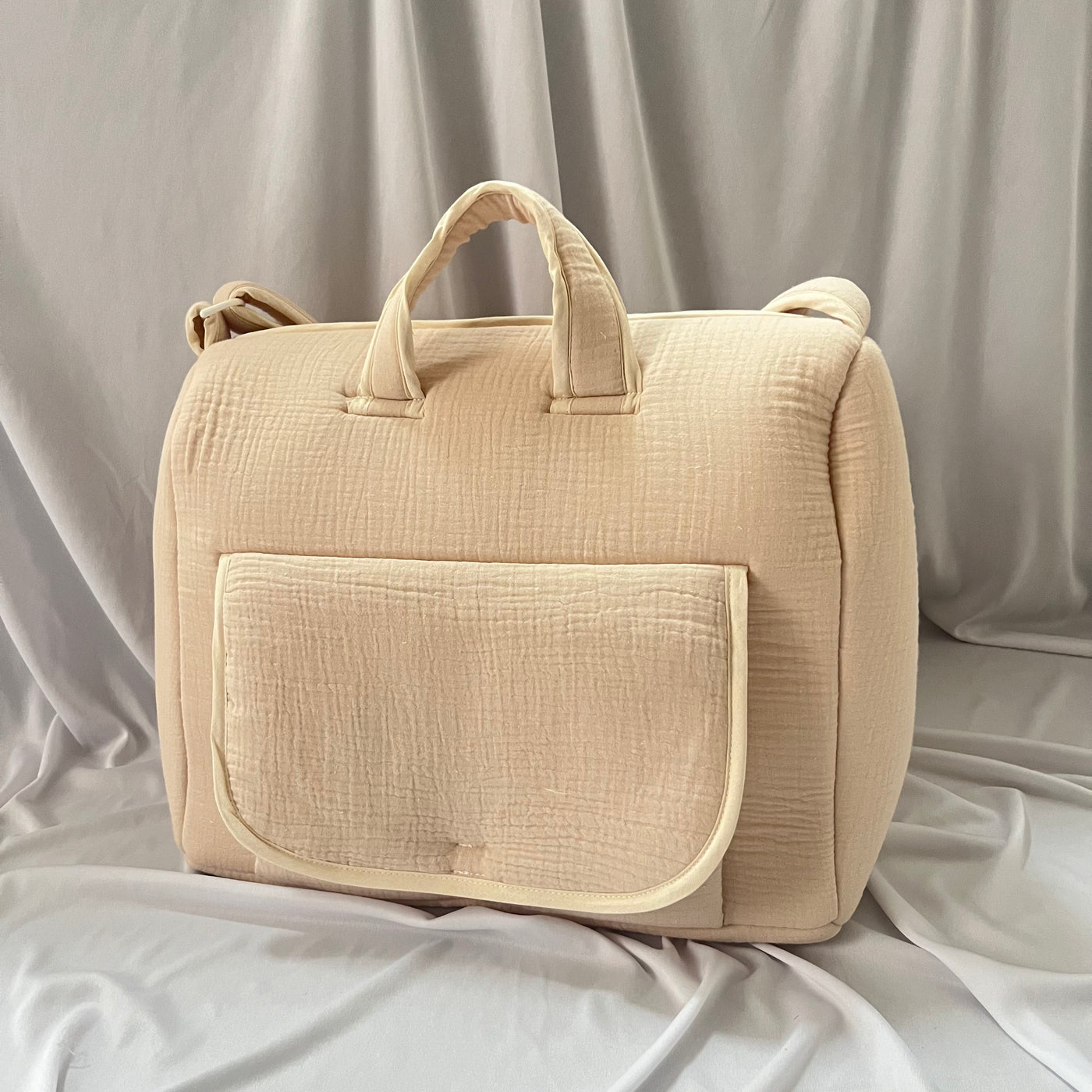 SAC À LANGER BEIGE BRODÉ