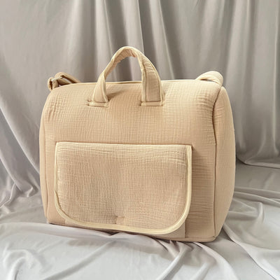 SAC À LANGER BEIGE BRODÉ