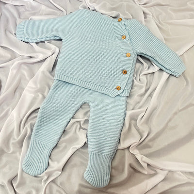 ENSEMBLE MAILLE BRODÉ