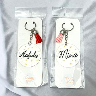 PORTE-CLÉS EN RÉSINE