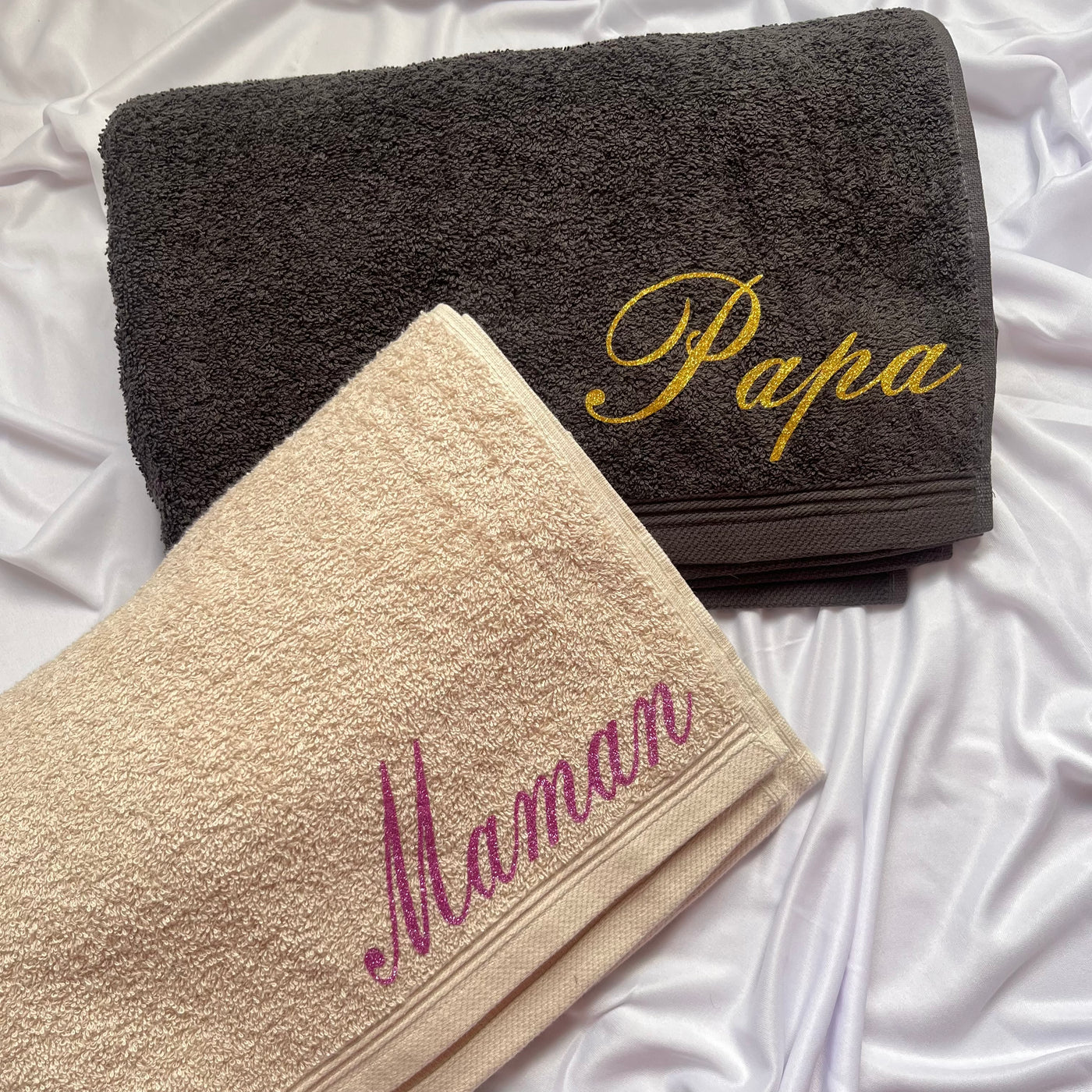 SERVIETTE DE BAIN FLOQUÉE